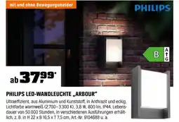 OBI Philips led-wandleuchte „arbour“ Angebot