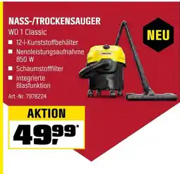 OBI Kärcher nass-/trockensauger wd 1 classic Angebot
