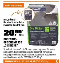 OBI Bodenausgleichsmasse „die dicke“ Angebot