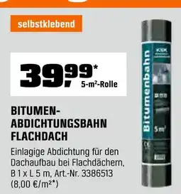 OBI Bitumen-abdichtungsbahn flachdach Angebot