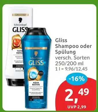 Budni Schwarzkopf gliss gliss shampoo Angebot