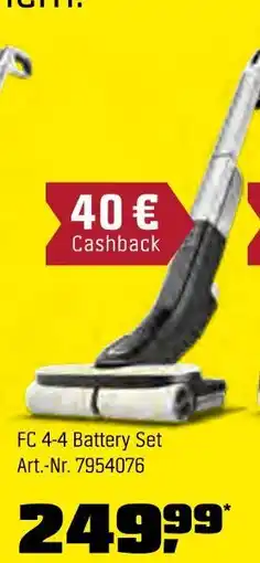 OBI Kärcher hartbodenreniger fc 4-4 battery set Angebot