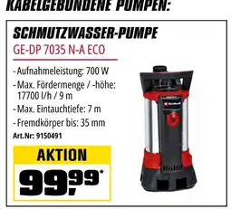 OBI Schmutzwasser-pumpe ge-dp 7035 n-a eco Angebot