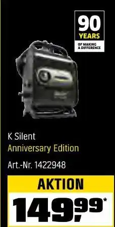 OBI Kärcher k silent anniversary edition Angebot