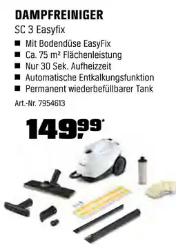 OBI Dampfreiniger sc 3 easyfix Angebot