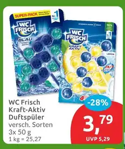Budni Wc frisch kraft-aktiv duftspüler blau Angebot