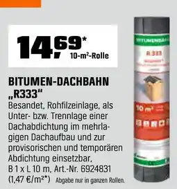 OBI Bitumen-dachbahn „r333“ Angebot