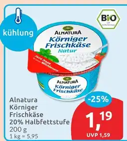 Budni Alnatura körniger frischkäse natur Angebot