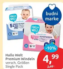 Budni Hallo welt junior premium windeln Angebot