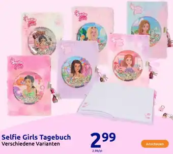 Action Selfie Girls Tagebuch Angebot