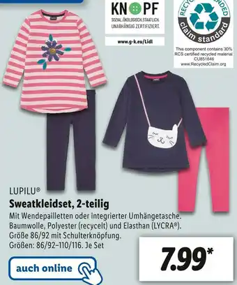 Lidl Lupilu sweatkleidset Angebot