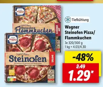 Lidl Wagner steinofen pizza oder flammkuchen Angebot