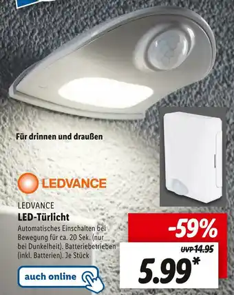 Lidl Ledvance led-türlicht Angebot