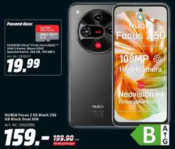 MediaMarkt NUBIA Focus 2 5G Black 256 GB Black Dual SIM Angebot