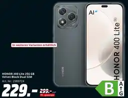 MediaMarkt HONOR 400 Lite 256 GB Velvet Black Dual SIM Angebot