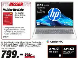 MediaMarkt HP OmniBook 5 NGAI 16-ag1352ng, Copilot+ PC - 16 Zoll Angebot