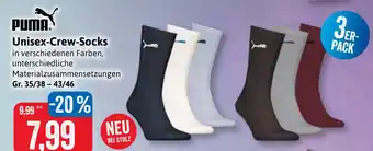 Stolz PUMA Unisex-Crew-Socks 3ER-PACK Angebot