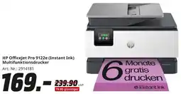 MediaMarkt HP OfficeJet Pro 9122e (Instant Ink) Multifunktionsdrucker Angebot