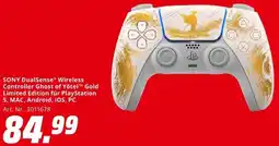 MediaMarkt SONY DualSense Wireless Controller Ghost of Yōte Gold Limited Edition für PlayStation Angebot