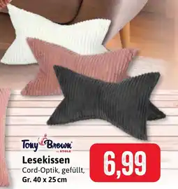 Stolz Tony Brown Lesekissen Angebot