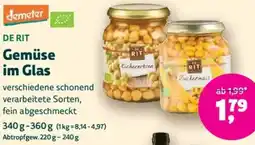 Biomarkt demeter DE RIT Gemüse im Glas Angebot