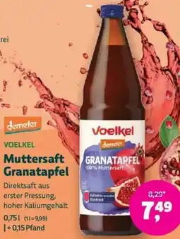 Biomarkt demeter VOELKEL Muttersaft Granatapfel Angebot