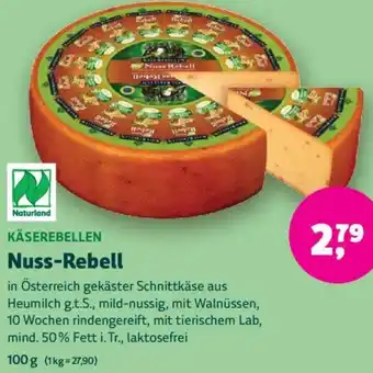 Biomarkt KÄSEREBELLEN Nuss-Rebell Angebot