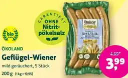 Biomarkt ÖKOLAND Geflügel-Wiener Angebot