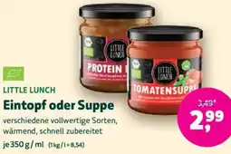 Biomarkt LITTLE LUNCH Eintopf oder Suppe Angebot