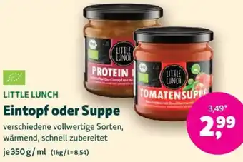 Biomarkt LITTLE LUNCH Eintopf oder Suppe Angebot