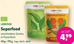 Biomarkt LEBEPUR Superfood Angebot