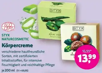 Biomarkt STYX NATURCOSMETIC Körpercreme Angebot