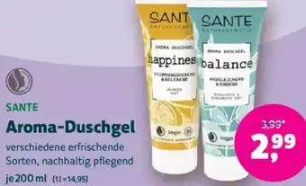 Biomarkt SANTE Aroma-Duschgel Angebot