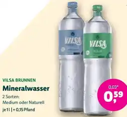 Biomarkt VILSA BRUNNEN Mineralwasser Angebot