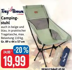 Stolz Tony Brown Campingstuhl Angebot