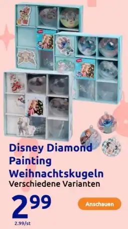 Action Disney Diamond Painting Weihnachtskugeln Angebot