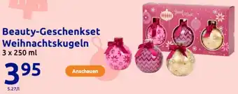 Action Beauty-Geschenkset Weihnachtskugeln Angebot