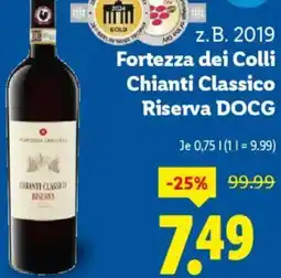 Lidl Fortezza dei Colli Chianti Classico Riserva DOCG Angebot