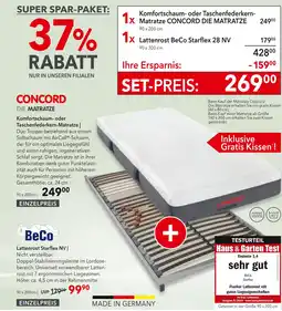 Matratzen Concord Concord komfortschaum- oder taschenfederkern-matratze Angebot