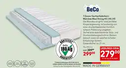 Matratzen Concord Beco 7-zonen taschenfederkern-matratze maxi strong h3 | h4 | h5 Angebot