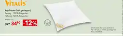 Matratzen Concord Vitalis kopfkissen soft gesteppt Angebot