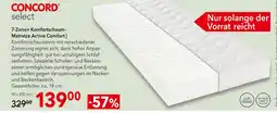 Matratzen Concord Concord 7-zonen komfortschaum-matratze active comfort Angebot