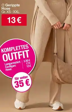 Woolworth Gerippte Hose Angebot