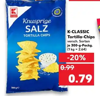 Kaufland K Classic Tortilla Chips Angebot