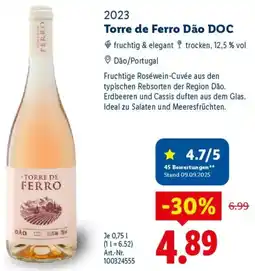 Lidl Torre de Ferro Dão DOC Angebot