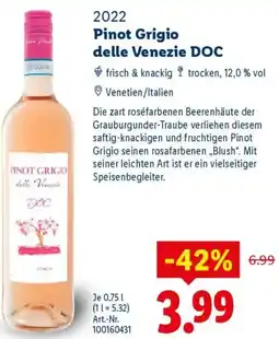 Lidl Pinot Grigio delle Venezie DOC Angebot
