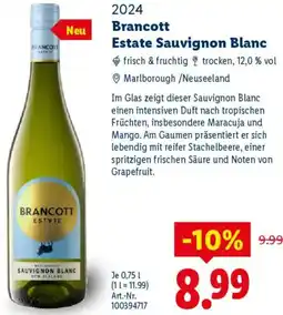 Lidl Brancott Estate Sauvignon Blanc Angebot