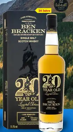 Lidl Ben Bracken Single Malt Scotch Whisky Limited Edition Cask Strength mit Geschenkbox Angebot