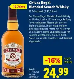 Lidl Chivas Regal Blended Scotch Whisky Angebot