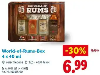 Lidl World-of-Rums-Box Angebot